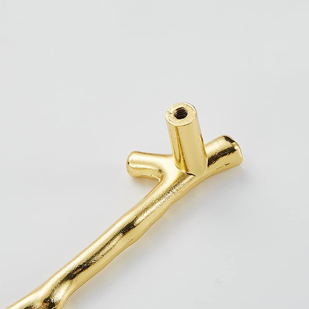 10Pcs Branch Pulls Vintage Tree Twig Branch Cabinet Knobs Pull Handle,3.8" CC...
