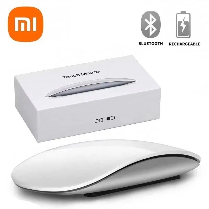 Bluetooth Wireless Rechargeable Silent Touch Mouse for Laptop iPad Mac PC