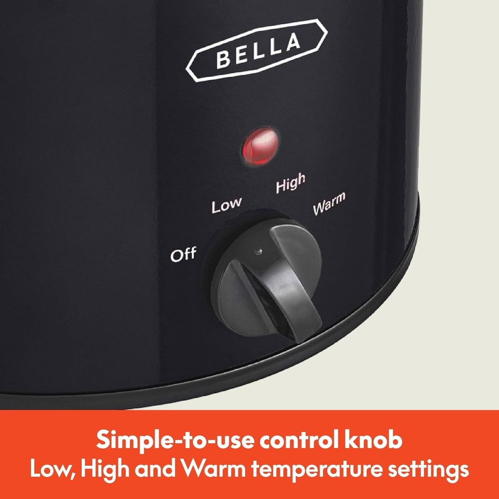 Versatile 1.5Qt Ceramic Slow Cooker with Cool-Touch Handles & Multiple Settings