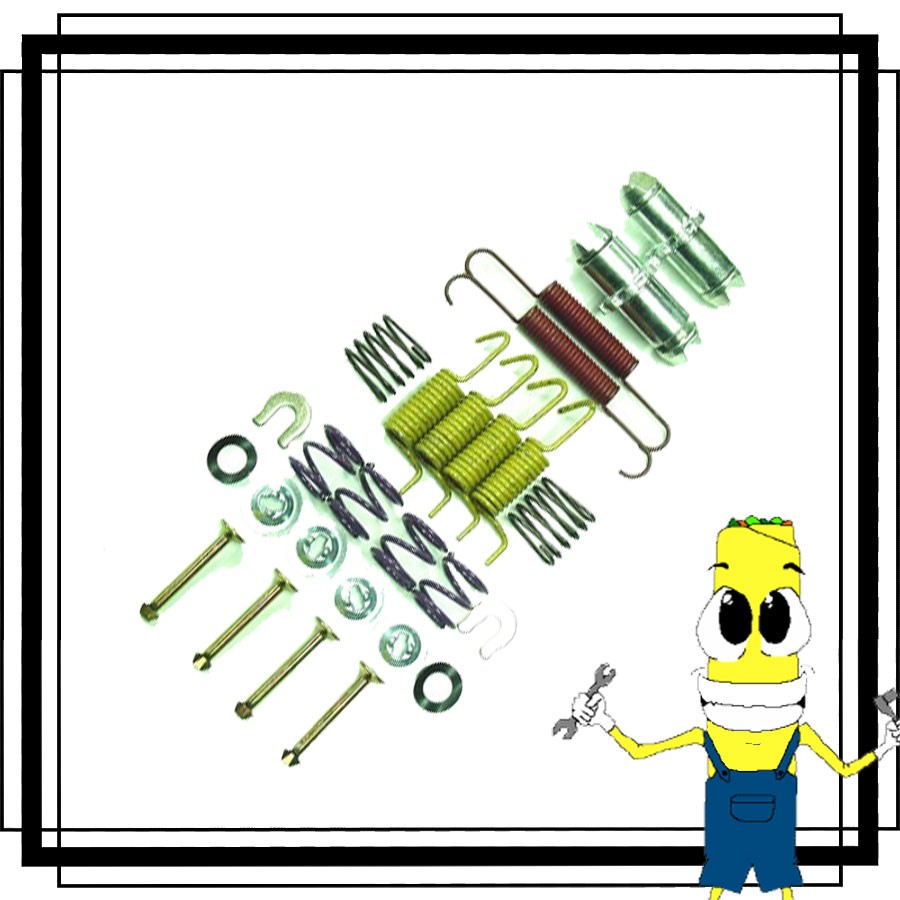 Complete Rear Parking Brake Hardware Kit for Mitsubishi Eclipse 1995-2005
