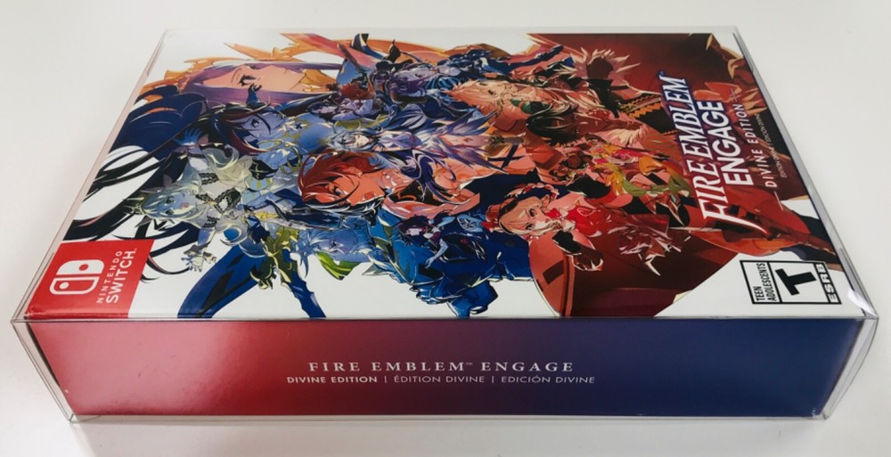 5x Box Protector For FIRE EMBLEM ENGAGE: DIVINE EDITION. Nintendo Switch. NTSC