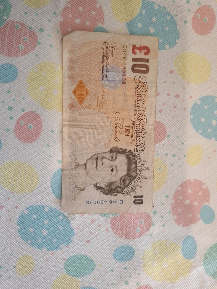 British 10 Pound (GBP) banknote