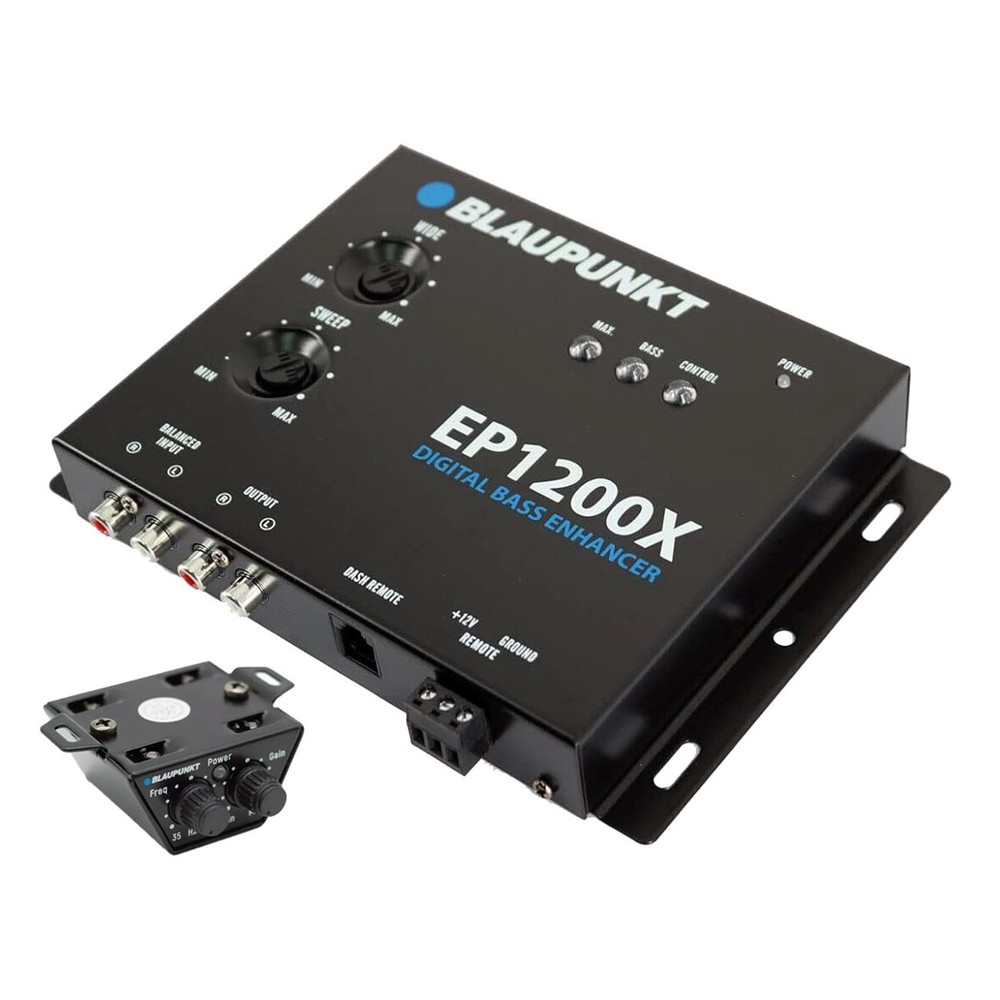 BLAUPUNKT DIGITAL BASS BOOST ENHANCER SUB PROCESSOR w/ FREQUENCY & GAIN CONTROL