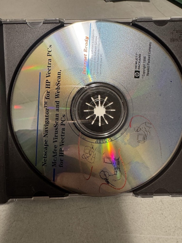HP Ready, Set, Create CD-ROM Software Vintage Hewlett Packard Pre-Designed Docs