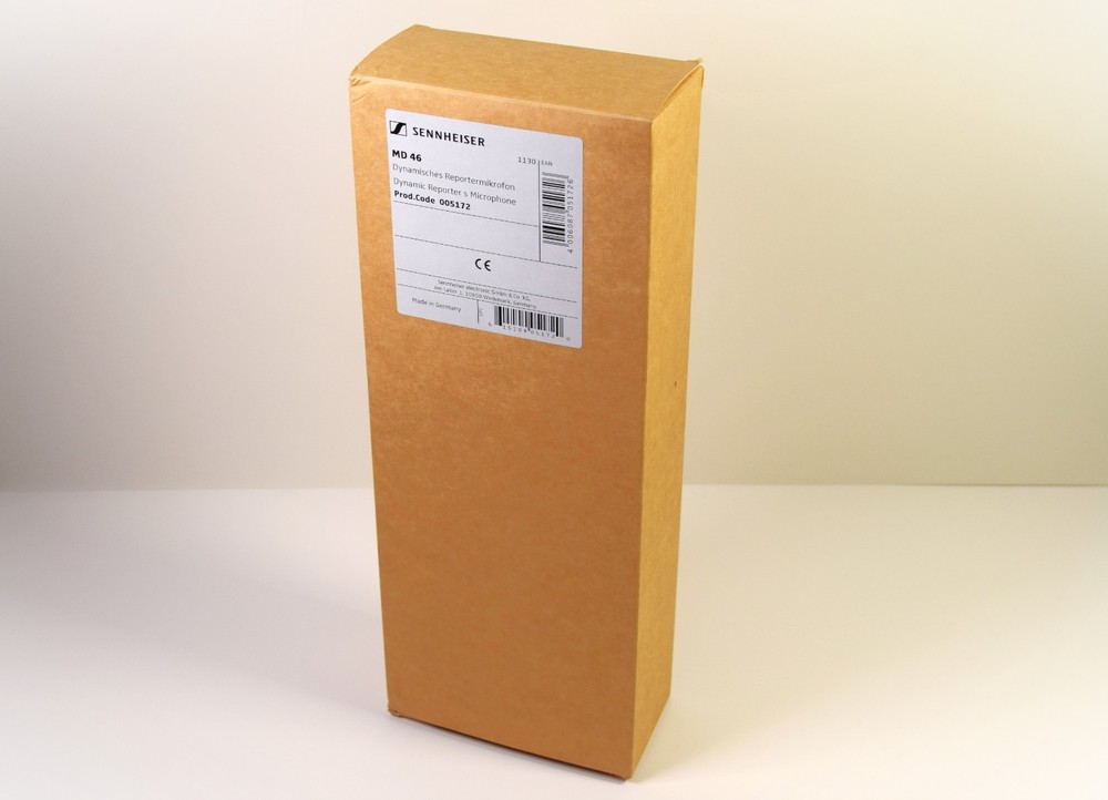 NEW Sennheiser MD 46 - Dynamic ENG Microphone w/ Case + Manual