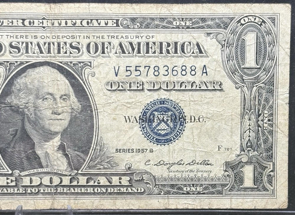 1957 B $1 Note Silver Certificate, #V55783688A! 🔥🔥