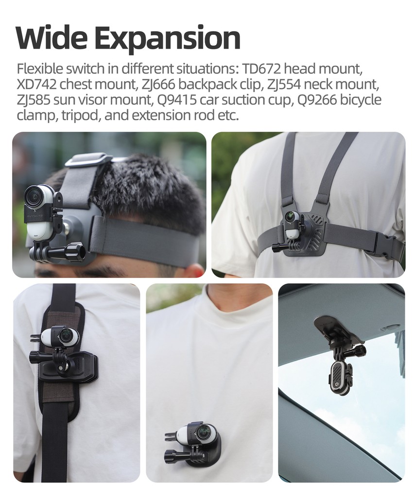 For Insta360 GO 3S horizontal and vertical shooting bracket GO3 frame adapter