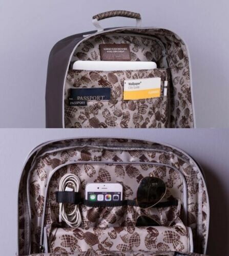 New Rule #5 Run Brown Ballistic Nylon Backpack Multi-function High-End MSRP $200