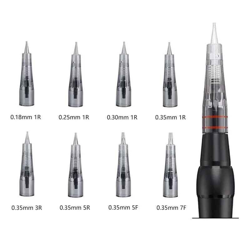 Microblading Needles Eyebrow Lip Tattoo Needle Cartridges Permanent Makeup