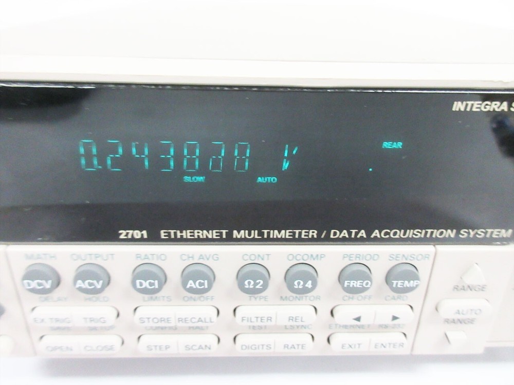KEITHLEY 2701 ETHERNET-BASED DMM / DATA ACQUISITION SYSTEM - NO MODULE