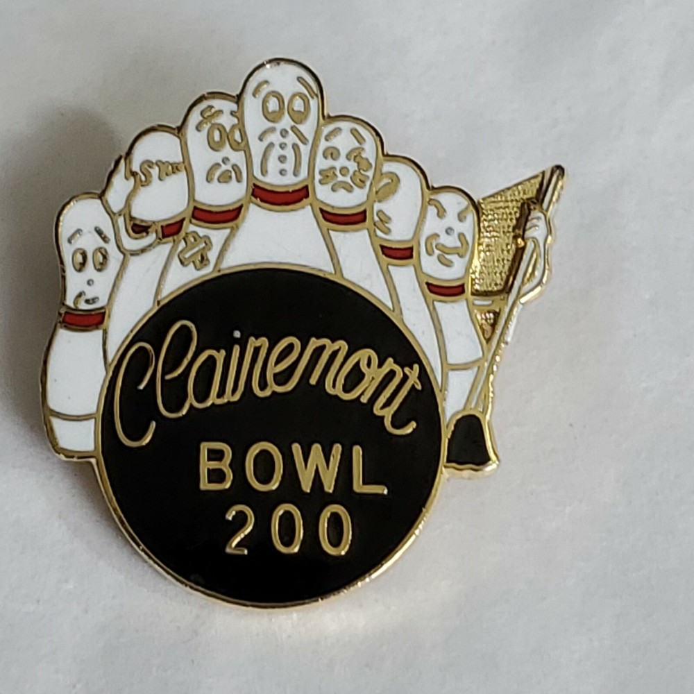 Clairmont Bowl 200 Lapel Hat Jacket Pin
