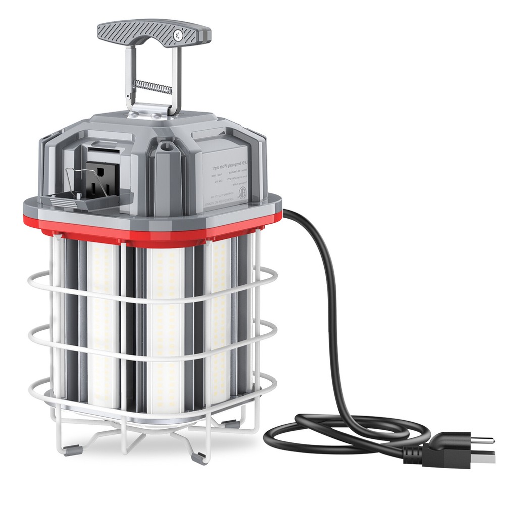 80W Linkable LED Temporary Work Light Building Construction Workshop Portable