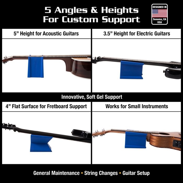 Music Nomad Premium Workstation, Cradle Cube & Work Mat Combo