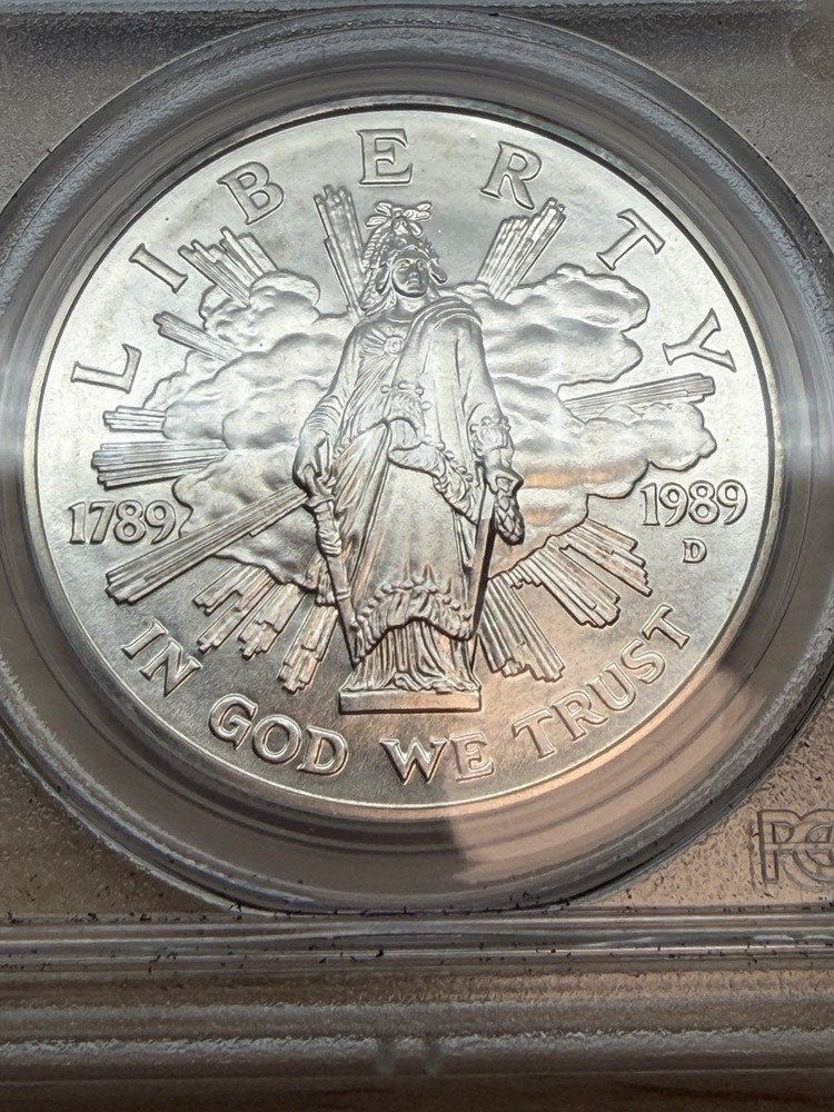 1989-D Congress Silver Commemorative $1 PCGS MS-69