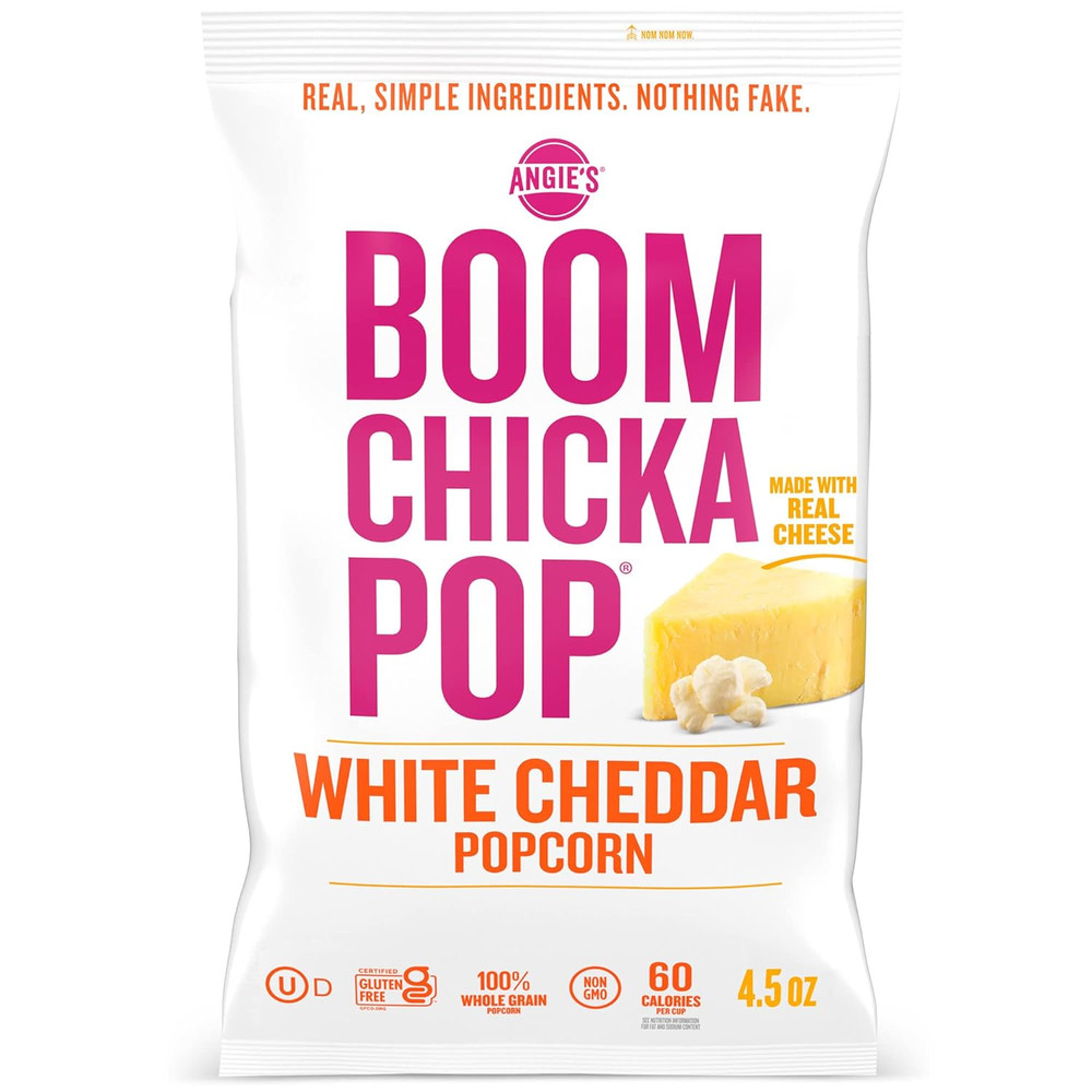 Angie'S  White Cheddar Popcorn, 4.5 Oz.