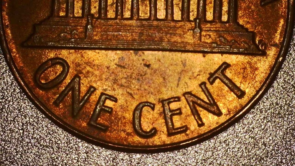 1964 copper penny with mint errors