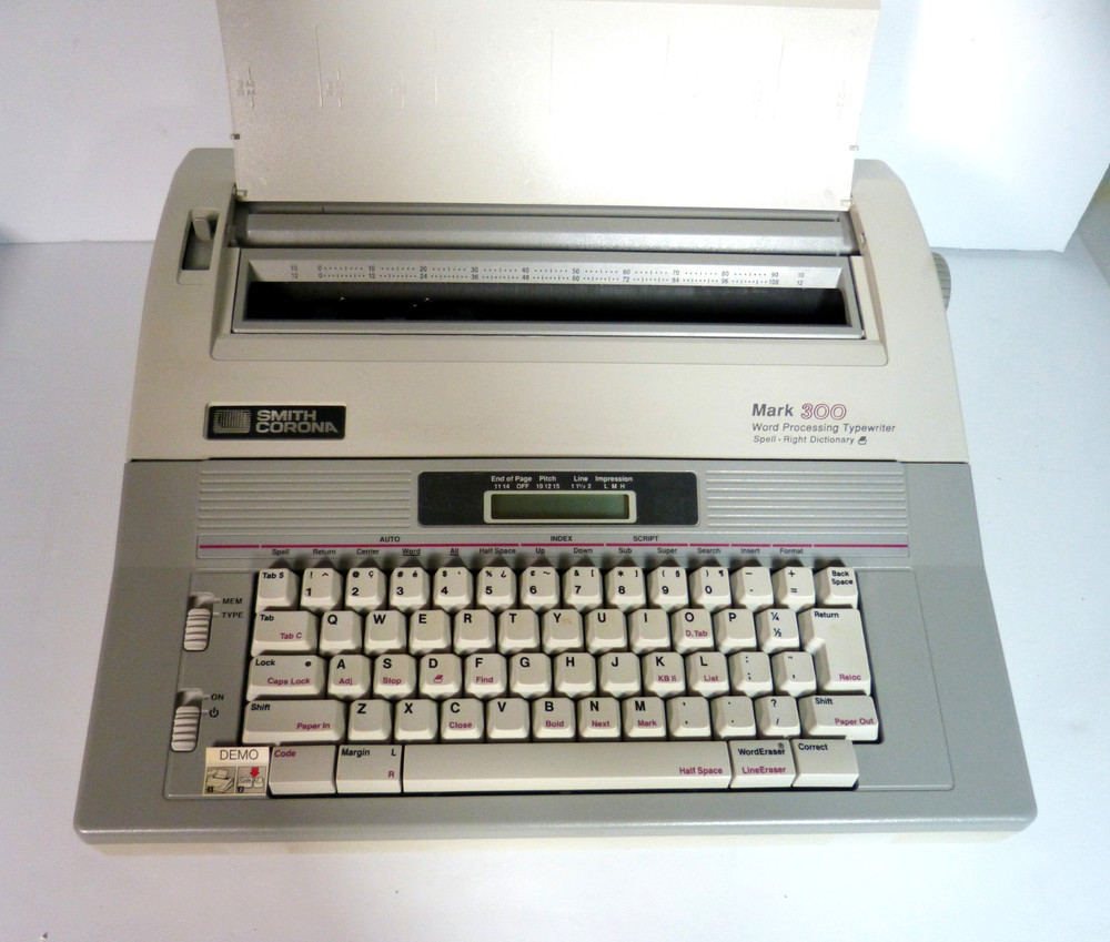 Smith Corona Mark 300 Word Processing Typewriter Tested