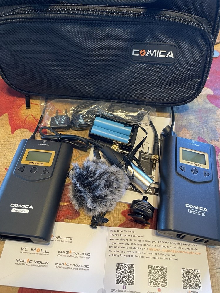 COMICA WM100 UHF WIRELESS MICROPHONE