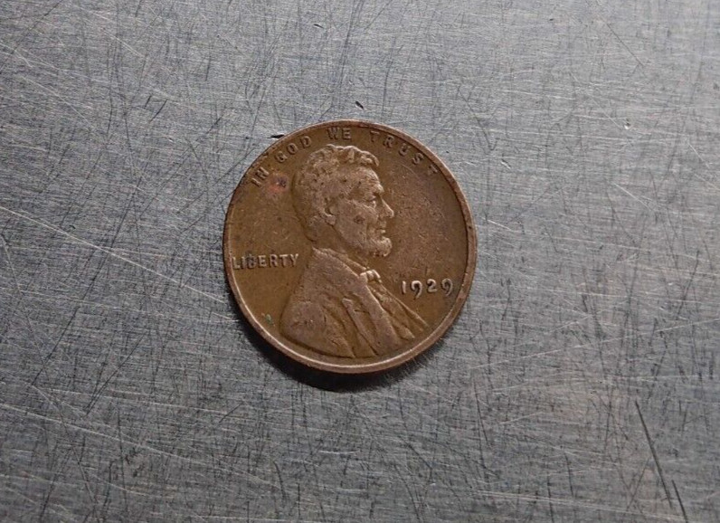 1929 wheat penny no mint mark