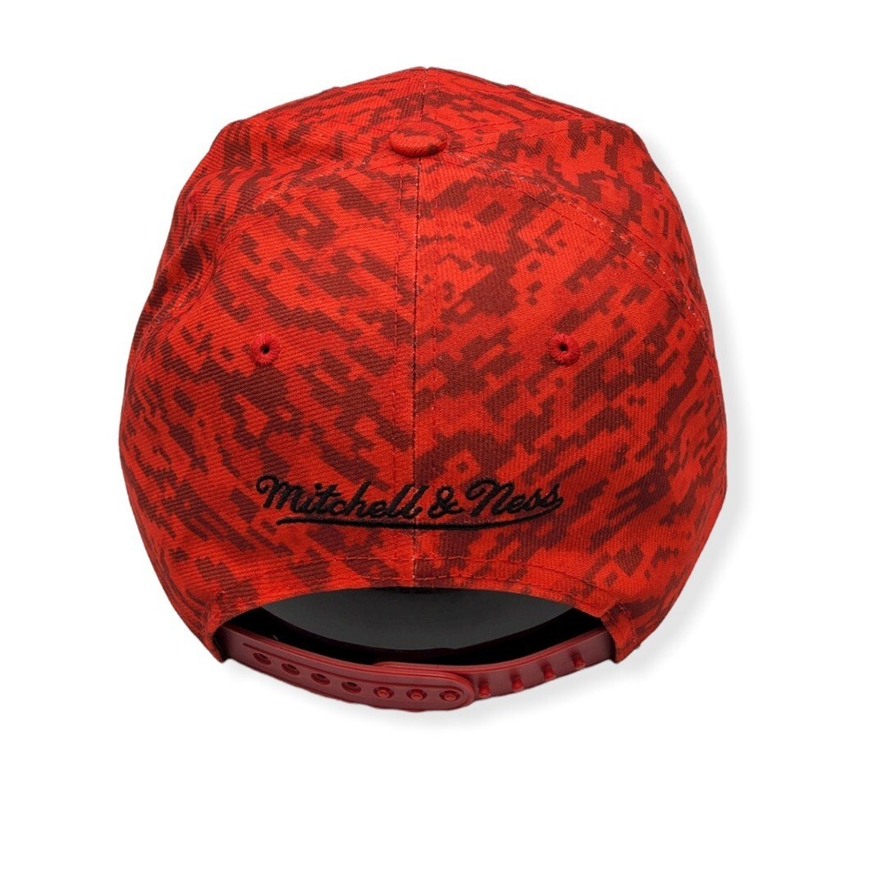 Mitchell & Ness Chicago Bulls Team Digi Camo Adjustable Snapback Hat Cap