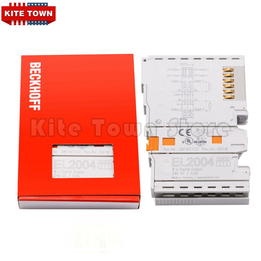New In Box BECKHOFF EL2004 PLC Modules Fast Ship KT
