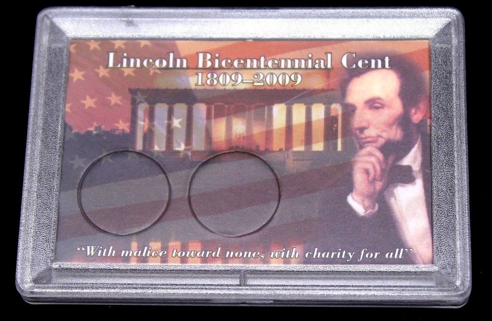 ABE LINCOLN BICENTENTIAL CASE, 2 HOLES, 2x3
