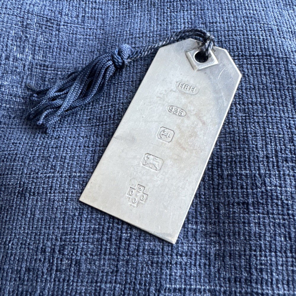 sterling silver ingot book mark