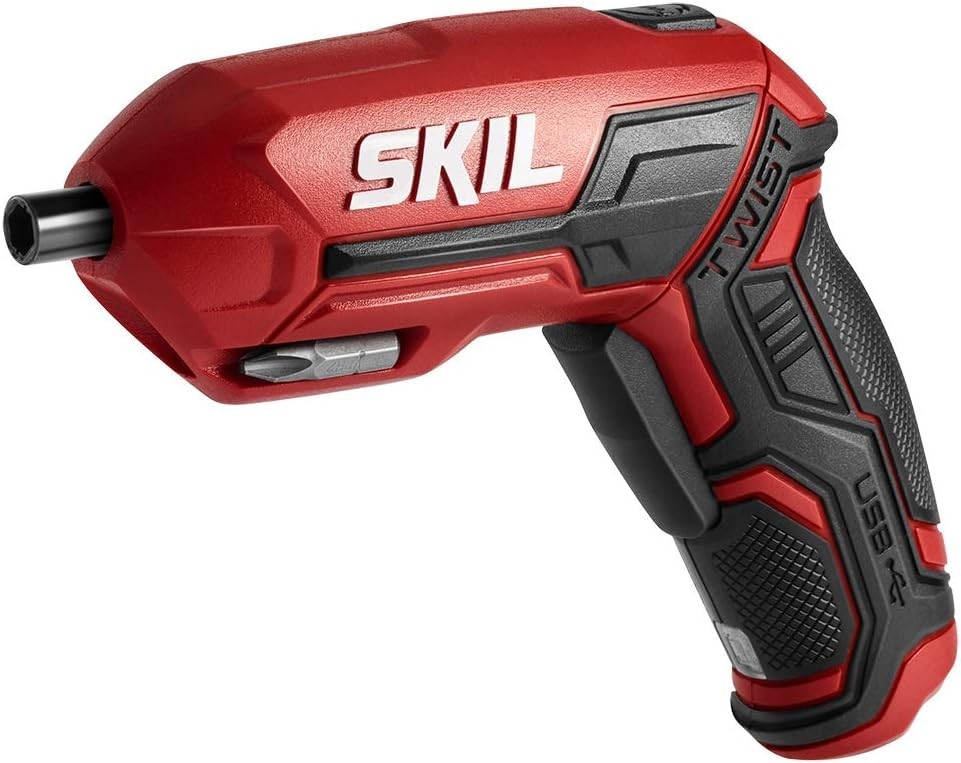 Powerful 4V Cordless Screwdriver - Includes 9 Bits & Convenient USB Charging