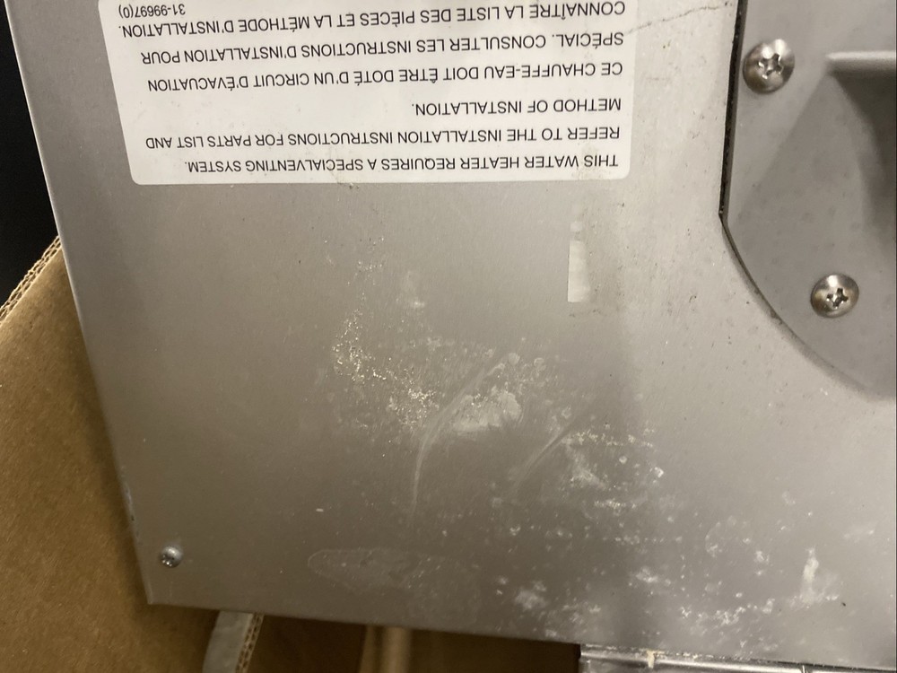 RHEEM ECOH160DVLN-3 Tankless Gas Water Heater 8.4 GPM 157,000 BTU Parts Only