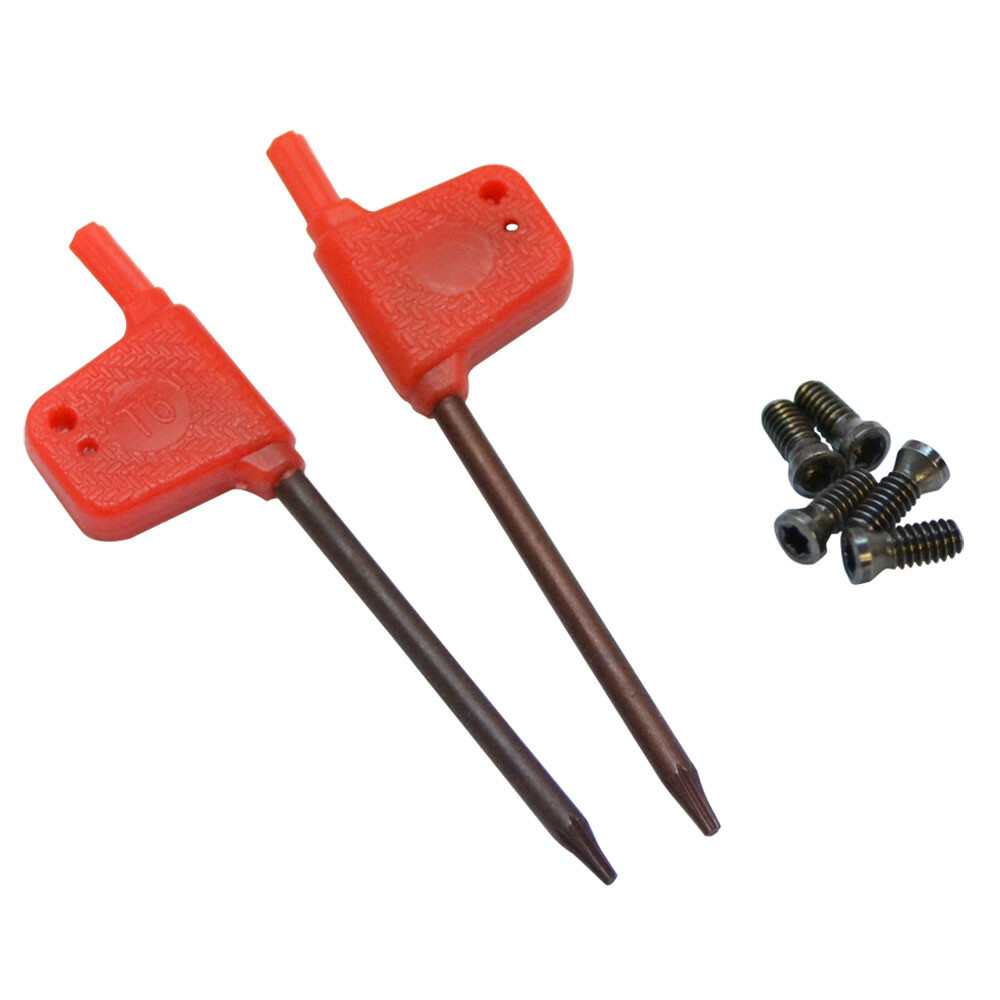 5/16" 5 Pc Indexable Carbide Insert Turning Tool Bit C6 Chipbreaker Lathe