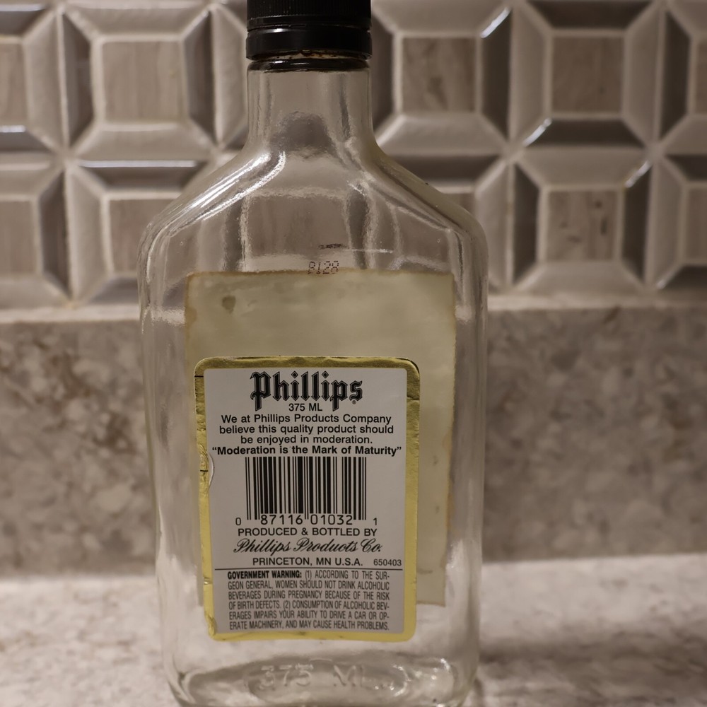 Phillips Triple Sec Liqueur - Empty Bottle - 375ml