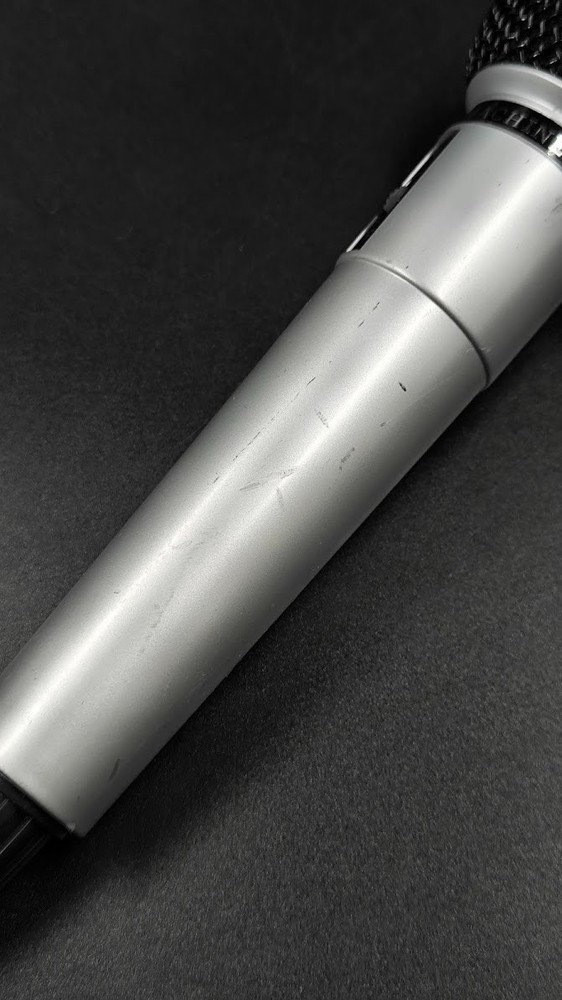 The Singing Machine Co Microphone Used Working Silver