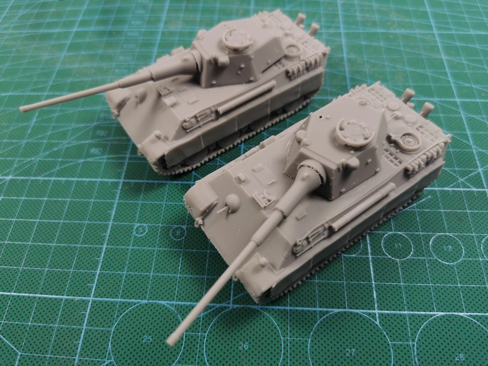 3D Printed 1/72 D a E50M Turret Medium Tank Model Unpainted
