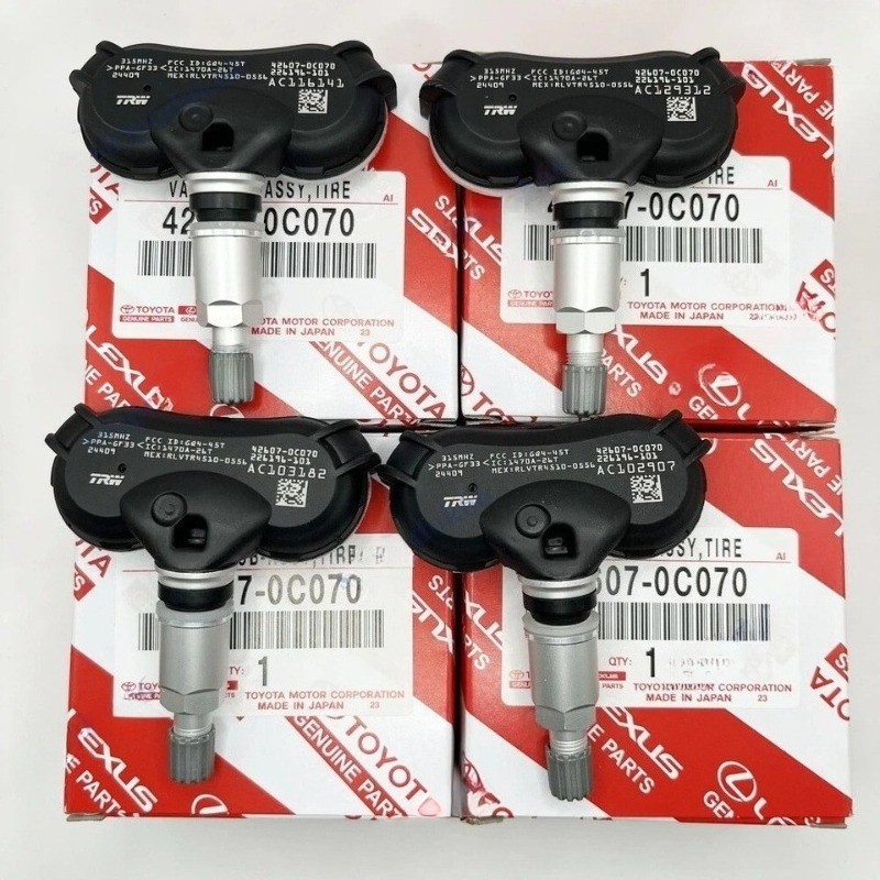 4PCS OEM 42607-0C070 TPMS Tire Pressure Sensors For Toyota Sienna Tundra Sequoia