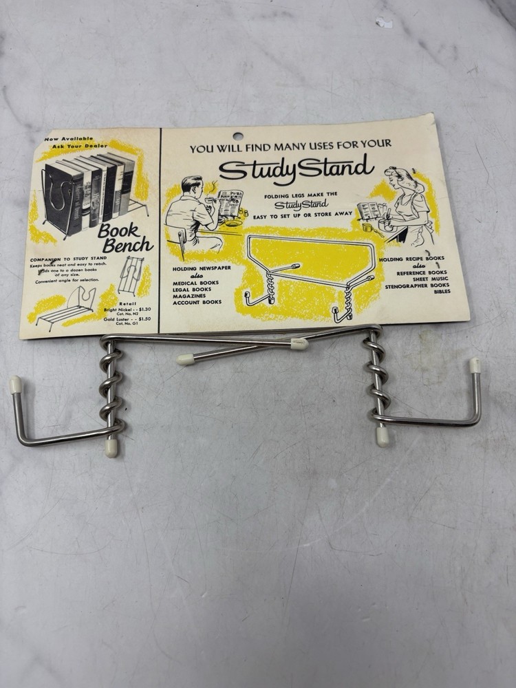 Vintage Study Stand Book Holder NOS
