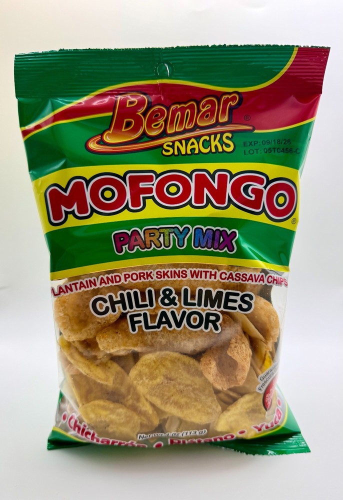 Bemar Snacks-Mofongo Chili & Lime-24 bags