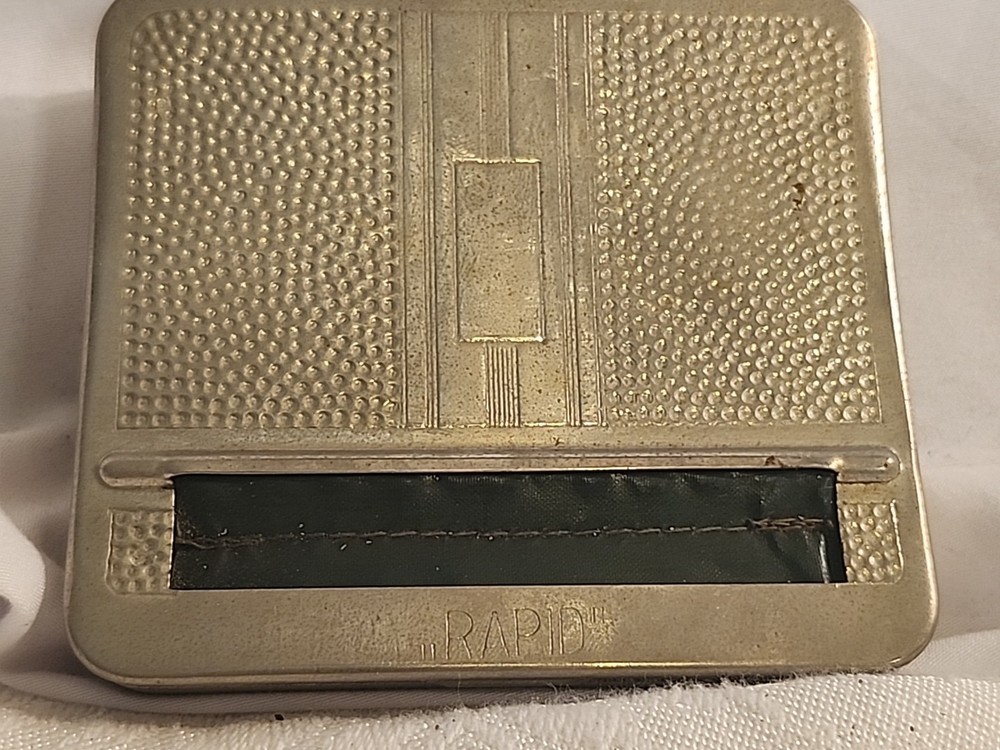 Vintage Rapid Silver Cigarette Rolling/ Cigarette Case