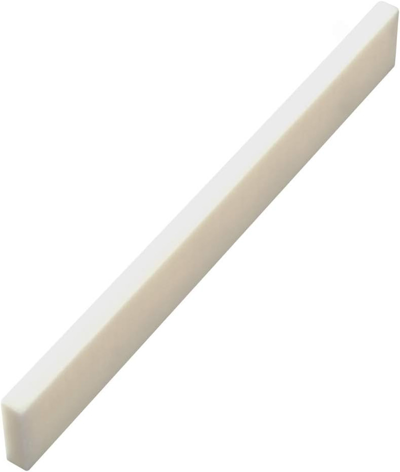 10Pc 80*3*10mm White Bone Guitar String Bridge Saddle For Acoustic Classical NEW