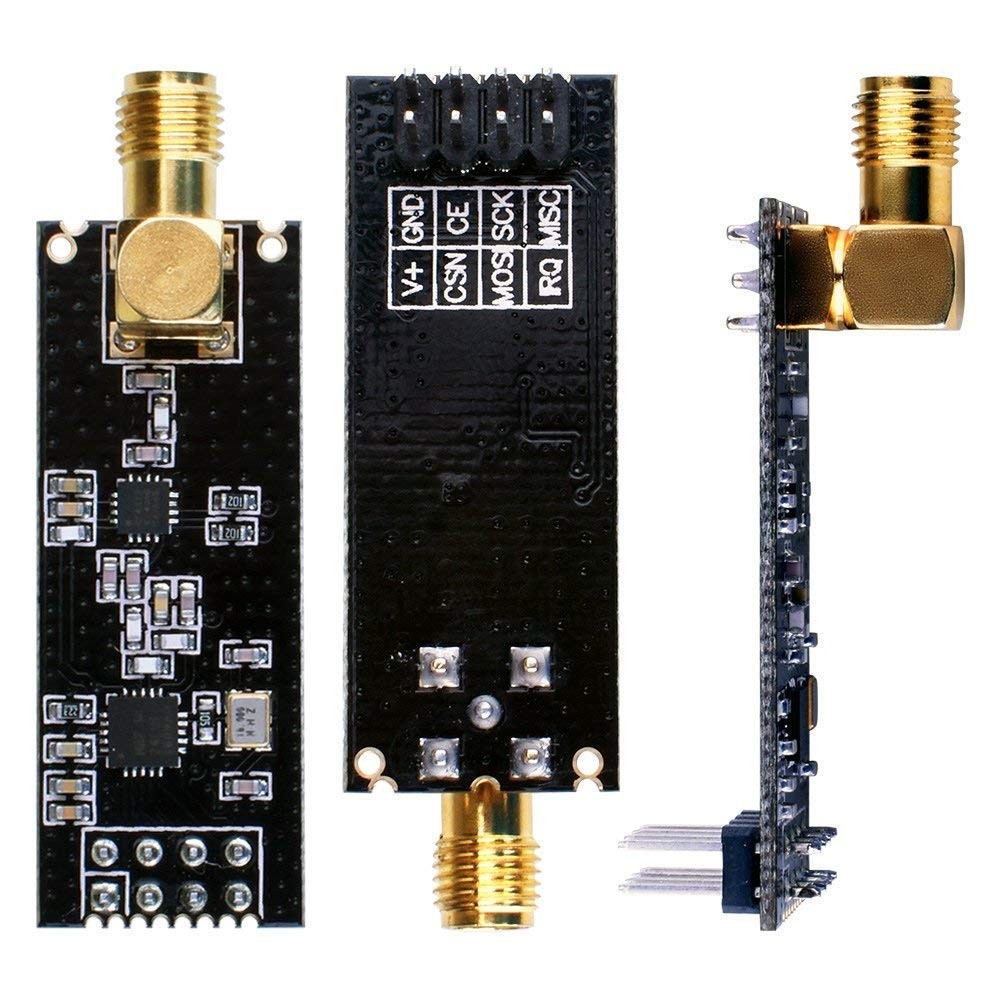3pcs Wireless Transceiver Module RF Transceiver Module 2.4G 1100m NRF24L01+PA...