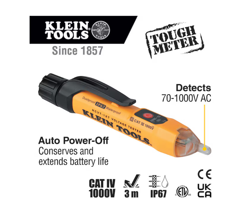 Klein Tools Test Kit – Multimeter, Voltage & Outlet Tester