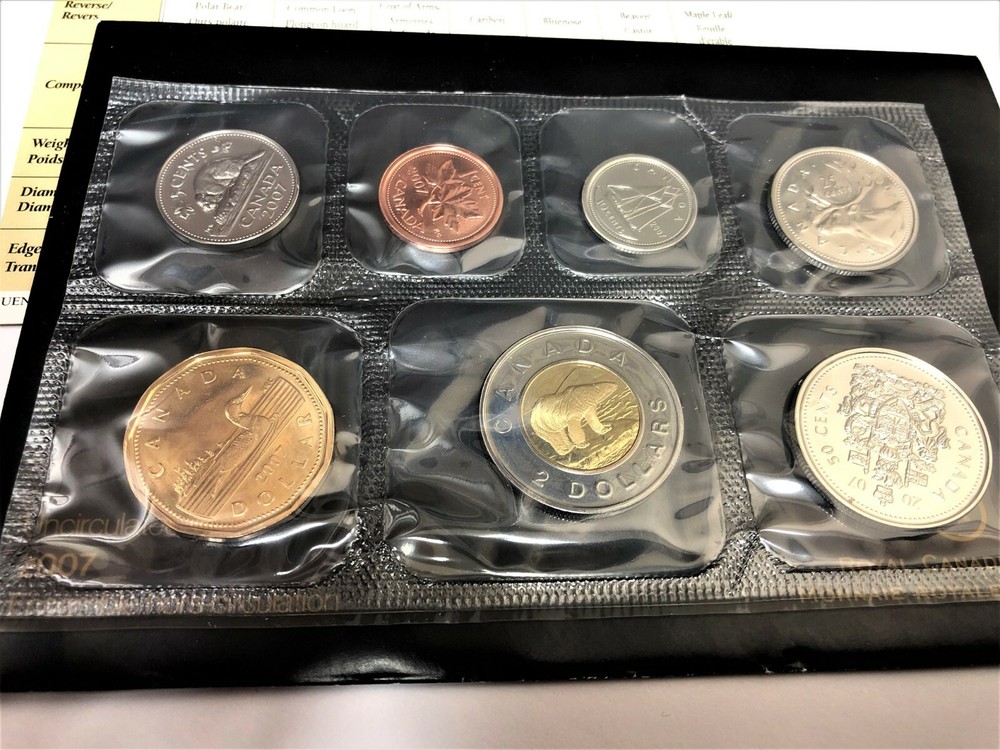 2007 CANADA UNCIRCULATED SET - with Magnetic Penny