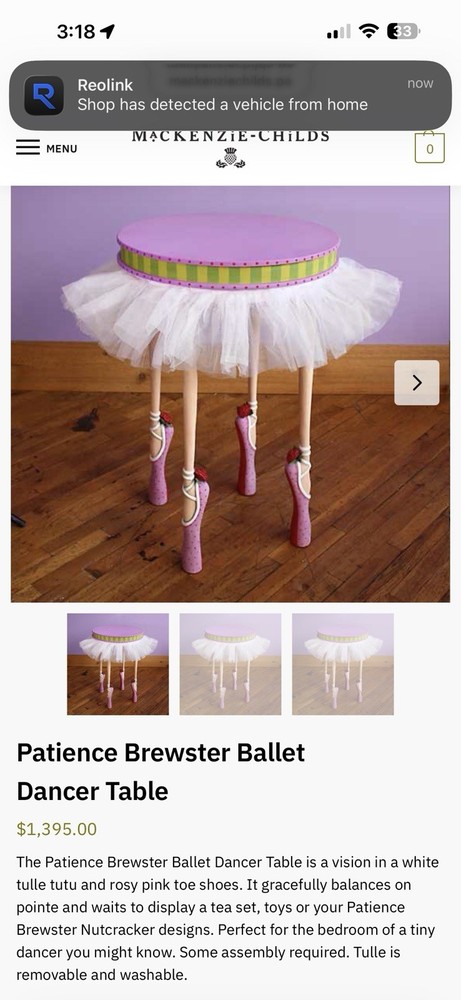 Patience Brewster Ballet Table