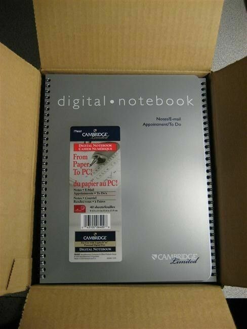 12x Cambridge Digital Notebook Notepad From Paper To PC With Logitech IO Pen IO2