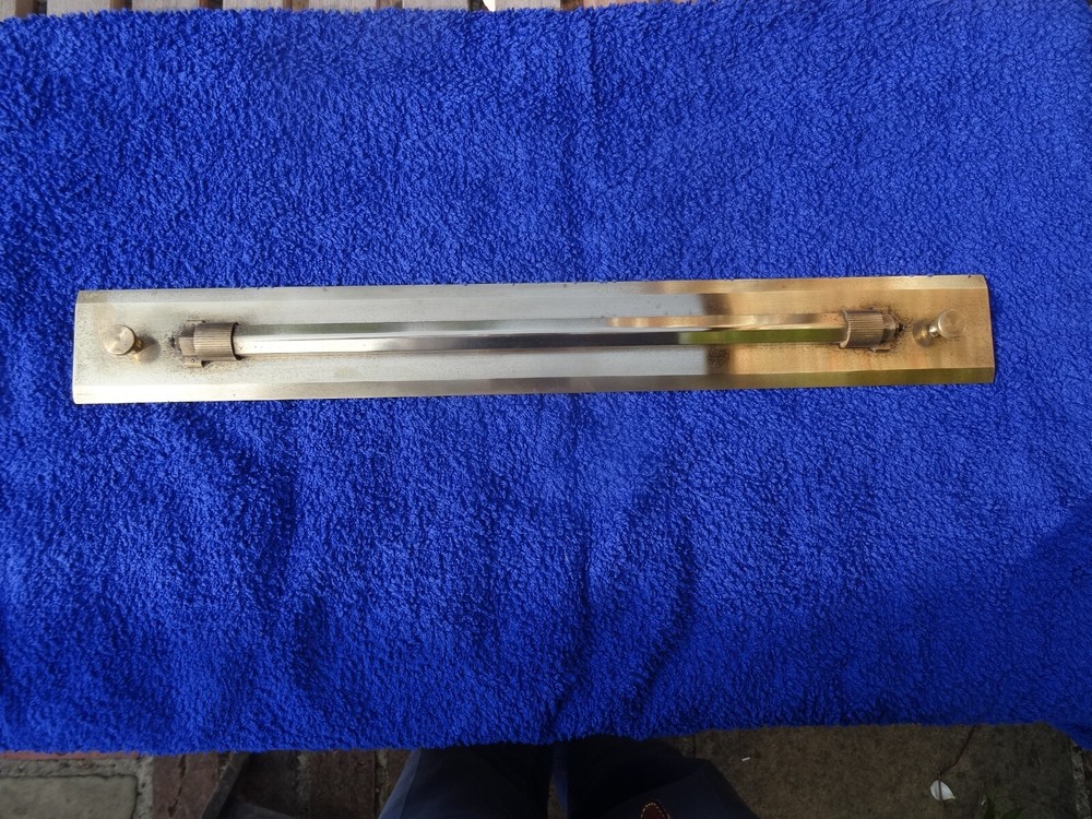 J Halden & Sons Manchester (??) brass rolling parallel rule 61 cms long
