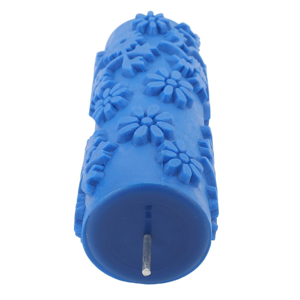 Pattern Paint Roller 5 Inch Flower Design Rubber Decorative Texture Roller