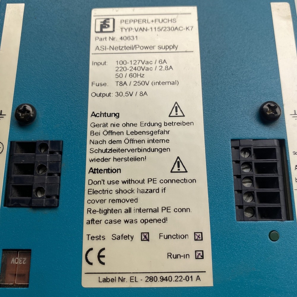 PEPPERL + FUCHS output 30.5/8a