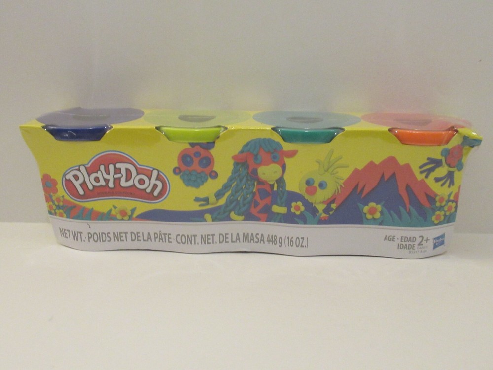 Play-Doh Modeling Compound 4 Pack - Hasbro - Sealed