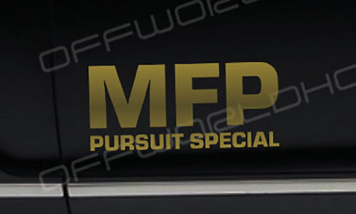 MAD MAX sticker MFP PURSUIT SPECIAL MAIN FORCE PATROL Road Warrior Interceptor