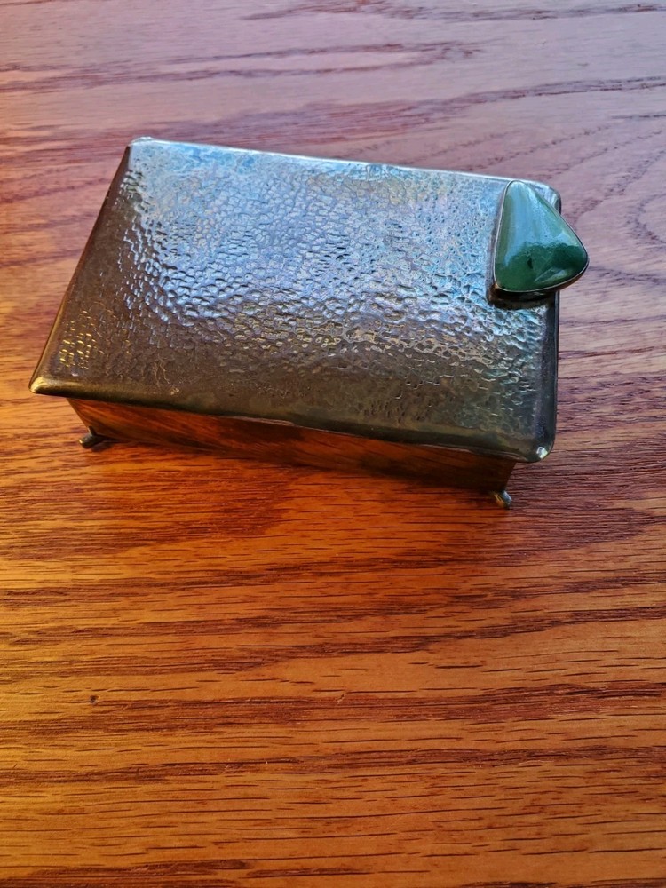 Art Deco Sterling Silver Cigarette Case / Treasure Chest