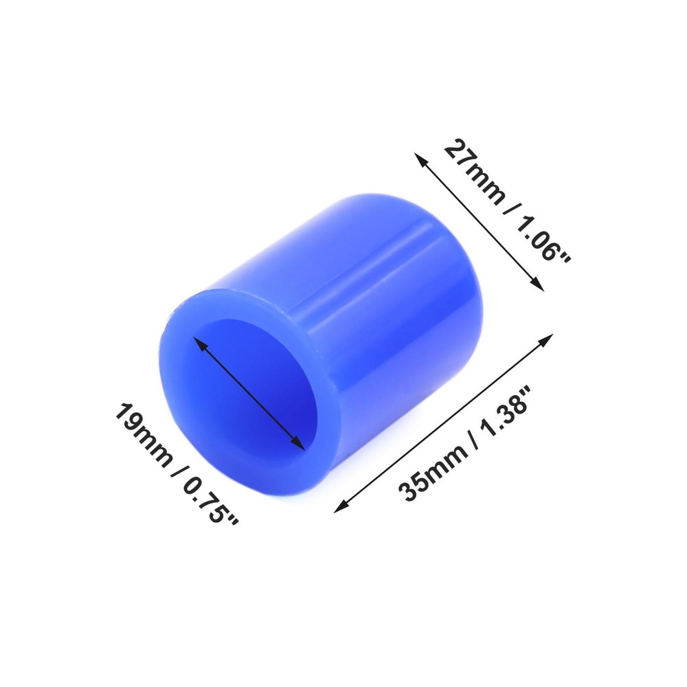 4pcs 19mm 3/4" Shearing Silicone Suction Cap Hose Depression
